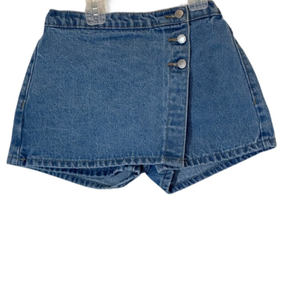 Girl's Blue Denim Skorts Size 7Y